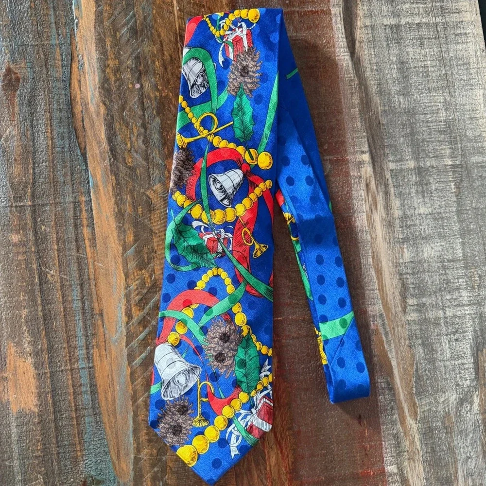 Keith‎ Daniels Ties In Disguise Men's Christmas Novelty Tie 100% Silk 57